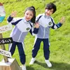 Conjunto de Tres Piezas para Jardín de Infancia 2026 Primavera y Otoño Sudadera con Cremallera sin Capucha Traje de Academia Deportiva para Estudiantes de Primaria Uniforme de Clase para Niños