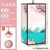 Lanterna Palácio Artesanal Retro Estilo Chinês, Lanterna Impermeável Brilhante Externa de Pele de Ovelha Falsa, Decoração da Tendência Nacional do Festival do Meio Outono para Pendurar na Cena