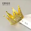 Punto Triángulo Corona de Perlas Decoración de Pastel Corona Nupcial Tiara Adornos para Hornear Decoración Popular de Flores