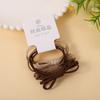 009 camuflaje Cuadros intestino grueso mujer goma para el pelo anillo para el pelo cuerda para el pelo banda elástica tienda de un yuan dos yuanes accesorios para el cabello al por mayor