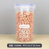 Pote hermético para cozinha pote de plástico para alimentos pote de armazenamento pote de armazenamento cereal lanches de cozinha armazenamento de geladeira