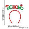 Diadema de Navidad Árbol de Navidad Cuernos de Alce Tocado Adulto Niños Decoración Fiesta Navideña Pata de Elfo Diadema de Navidad