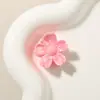 Mini Presilha de Cabelo com Flor Transfronteiriça, Presilha Pequena de Garra para Franja Lateral, Presilha de Cabelo Flor de Cerejeira, Presilha de Cabelo Elegante da Moda Coreana