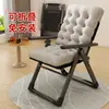 Sillón reclinable plegable para uso en casa, artefacto para siestas en el balcón, silla de ocio para ancianos, sillón reclinable perezoso transpirable para patio de verano con respaldo