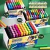 Polvo de Tiza de Colores Pizarra sin Polvo Periódico Especial para Maestros Multicolores Tiza para el Hogar Colores Brillantes No Manchan las Manos Tiza Blanca