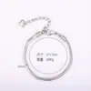 Fornecimento Direto Transfronteiriço Pulseira de Aço Inoxidável Moda Europeia e Americana Corrente Cubana Banhada a Ouro 18K Corrente Lisa Pulseira de Aço Titânio Versátil