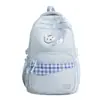 Mochila de Costas Duplas Estilo Doce de Alto Valor para Meninas do 3º ao 6º Ano do Ensino Fundamental, Mochila de Costas Duplas Pequena Fresca de Nylon Resistente ao Desgaste