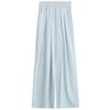 Pantalones Casuales Holgados Nuevos 2024 para Mujer Estilo Coreano Modernos Versátiles Pantalones Verano Delgados Caída Pierna Ancha Pantalones Largos hasta el Piso