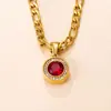 Colgante Individual Transfronterizo Fundido Redondo Zircón Colgante Charm Accesorio de Joyería DIY con un Toque de Alta Gama, Chapado en Oro de 18 Quilates