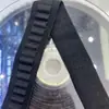 Correa de Patrón de Onda de Color Sólido de Fábrica Ligeramente Elástica Cinturón de Punto con Patrón de Tanque Correa Lateral para Pantalones Dobladillo Presionado Ribete de Encaje Accesorios Ropa de Trabajo