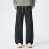 Nuevos Pantalones Deportivos Casuales de Moda para Hombres Tallas Grandes 40-150kg, Delgados de Color Sólido, Modernos para Primavera y Otoño