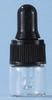 Botella de vidrio transparente con gotero, botella de aceite, botella de muestra, botella de prueba, subembotellado, disponible transfronterizamente.