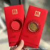 Oro Puro 999 Princesa, ¡Por Favor Hazte Rica! Nuevo Estilo Sobre Rojo Pegatina para Teléfono Regalo para Reunión Anual de la Empresa Contrato