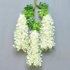 Violeta Simulada, Orquídea Roxa, Tiras de Flores Simuladas, Decoração de Cordão de Flores, Orquídea de Casamento, Adereços de Rattan para Teto de Casamento