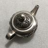 Antigo pote estilo antigo Dinastia Qing Ano Qianlong dragão e fênix pote com relevo dragão e fênix banhado a cobre e prata artesanato ornamentos coleção antiga