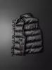 Chaleco de plumón de invierno europeo para hombre, ropa de abrigo de marca de moda, chaqueta de plumón con cuello alto, chaqueta de talla grande para hombre