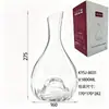 Decantador Rápido de Vinho Tinto Criativo Estilo Cascata de Iceberg, Dispensador de Vinho de Cristal de Luxo Leve de Alta Qualidade para Uso Doméstico e Comercial