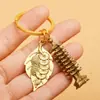 Llavero Colgante Adorno de Regalo Abaco Calabaza de la Fortuna de una Hoja Aleación Accesorio de Metal Estilo Chino Regalo con un Toque de Sofisticación