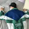 Estilo Harajuku Japonés Hip Hop Hip Abrigo Abrigo Cortavientos Moderno Ropa Ligera de Primavera y Otoño para Hombre Marca Moderna para Hombre