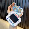 Chaveiro Prancheta de Desenho Graffiti Gato Óculos Fofos Pingente de Bolsa Cão Prancheta de Escrita Chaveiro de Carro Presente