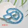 Cuentas de Cristal Planas Facetadas de 4-8 mm para Bisutería DIY, Cuentas Sueltas para Cadenas de Teléfono, Collares, Colgantes, Borlas y Accesorios de Joyería