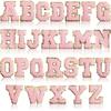 Xiao Tian 6 cm Toalha Rosa Bordada Inglês Carta Bordada Pano Adesivo Engomar Computador Bordado Zhang Zi Carta Patch