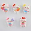 Gatito lindo joyería diy pegamento de crema accesorios de resina pasador cordón para el pelo parche material para manualidades diy accesorios diy hechos a mano