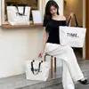 Bolsas Tejidas Publicitarias para Tiendas de Ropa, Bolsas Grandes, Bolsos de Mano Grandes para Ropa, Bolsas de Compras de Gran Capacidad, Bolsas de Regalo