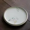 Pote Ru kiln de gato bandeja de bolhas secas bandeja de frutas multiuso acessórios para conjunto de chá kung fu suporte para bule Suporte para tampa de tigela logo personalizável