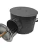 Estufa de Gas para Cocina Casera Quemador de Calamar Estufa para Hotcakes Estufa Combinada para Freír y Asar Horno para Hotcakes Horno para Bollos de Carne