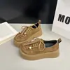 Nuevos Mocasines Vintage con Borlas y Perlas para Mujer 2026, Zapatos Casuales Cómodos y Suaves de Suela Gruesa que Aumentan la Altura para Primavera y Otoño