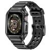 Adequado para Apple Watch S10/7/6/Ultra Caixa Pequena Quadrada de Aço Cinco Moedas Pulseira Integrada 41/44/45/49mm
