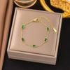 [Melhor Pulseira Estilo Quente 2] Temperamento Europeu e Americano High-End Ouro K Cruz de Titânio Pulseira Design de Nicho Estilo Frio Feminino