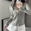 Jaqueta Esportiva de Yoga Processada e Personalizada para Mulheres, Nova Roupa de Proteção Solar para Exterior com Mangas Longas, Roupa de Corrida Fitness Justa Modeladora