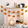 Bolas de Madeira de Halloween Bandeira de Morcego Fantasma Abóbora Bolas de Madeira Bandeira de Halloween Decoração de Festa de Halloween