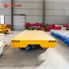 Coche de Riel Eléctrico para Ensamblaje y Transferencia de Mercancías, Vehículo de Transporte por Riel con Capacidad de Carga de 30 Toneladas, Vehículo de Transferencia de Taller con Riel de Guía Lineal