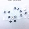 Accesorios para Fábrica de Ropa Clavos para Camisas Tarjeta Personalizada Joyería para Puños de Camisa Uñas de Pie para Comercio Exterior Logo Negro