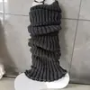 Calentadores de Pierna Calcetines de Punto para Mujer, Otoño e Invierno Calcetines Gruesos Cálidos de Lana Slouch, Estilo Y2K, Calcetines Adelgazantes Largos de Tubo hasta la Pantorrilla