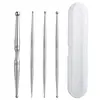 Varilla de Acero Inoxidable para Puntos de Acupuntura..Herramienta de Belleza y Bienestar. Puntos de Acupuntura de los Meridianos para Ojos, Rostro y Pies. Palo de Masaje para Estirar y Desbloquear Músculos