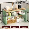 Prateleira de Mesa de Escritório para Vasos de Saúde Copos de Água para Casa Copos de Café Lanches Castanhas Prateleira de Armazenamento em Camadas de Grande Capacidade