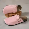 Zapatillas de Medio Pie Birkenstock, Zapatos Perezosos, Zapatillas de Punta Deslizables de Suela Gruesa de Talla Grande para Otoño, Zapatos Birkenstock para Uso Exterior de Mujer, Zapatos de Mujer
