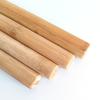 Bastón redondo de bambú de fábrica al por mayor madera maciza tamaño grande pequeño palo de presión casero alargado rodillo de cocina rodillo seco
