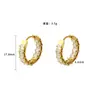 Pendientes de Aro de Acero Inoxidable 316 con Circonita de Venta Caliente Transfronteriza para Mujer, Oro de 18K que No se Desvanece, Lujo Ligero, Pendientes Elegantes y de Alta Gama