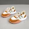 [Personalizado] Rd4311 Nuevo Otoño 2024 Zapatos de Mujer con Suela Gruesa y Altura Aumentada Zapatos Casuales Costuras de Cuero Estudiante Deportivo