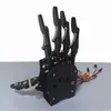 Garra de Mão Robô Boneca 5-DOF Mão Mecânica Biônica Palma 5 Servos Pequenos Montada Maker DIY Tampa de Metal