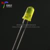 5mm/F5 amarillo diodo emisor de luz LED lámpara cabeza redonda LED Luz Amarilla super brillante patas largas 10