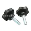 Fabricante de Dongguan Más Vendido 38mm M6 Galvanizado Hexagonal Perilla de Plástico PP Manija de Plástico Manija de Ajuste para Muebles