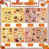 Ação de Graças crianças Peru conta manual adesivos outono fruta folhas caídas graças feliz feriado festa suprimentos patch