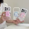 Tela cheia poá pequeno laço de jade adequado para capa de celular iPhone 18promax Apple 17 suporte 16 fofo 15
