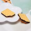 Parche de chocolate mordido simulación resina Comida DIY crema funda para teléfono material de belleza accesorios para tocado